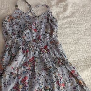 A New Day summer floral crisscross dress